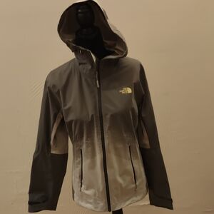 The North Face womens gray white sz M lightweight jacket